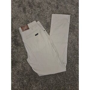 Columbia Men's Active Fit Pants Jeans.Tan 6 Pocket Excellent Condition 32x34